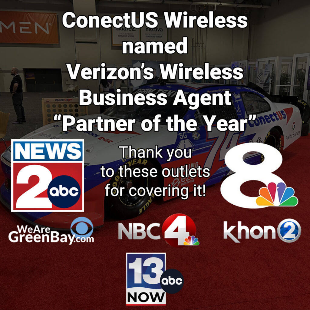 ConectUS wins Verizon's Wireless Business Agent "Partner of the Year"
