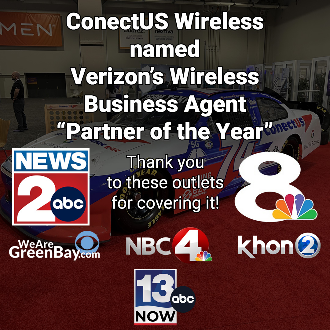 ConectUS wins Verizon's Wireless Business Agent "Partner of the Year"