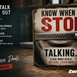 Know When to Stop Talking